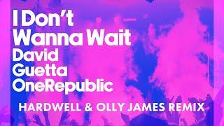 David Guetta & OneRepublic - I Dont Wanna Wait Hardwell & Olly James remix Visualizer