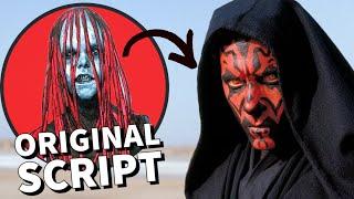 The Original Script for Star Wars The Phantom Menace was much Better