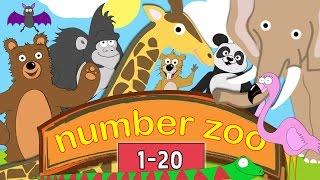 Learn to Count to 20 with Number Zoo  Toddler Fun Learning Collection