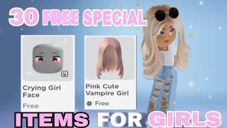 HURRY GET 30 CUTE FREE ITEMS FOR GIRLS NOW  RARE LIMITED ITEMS