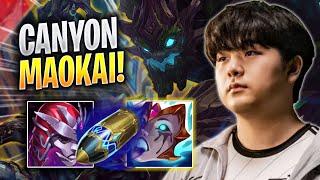 CANYON IS INSANE WITH MAOKAI - DK Canyon Plays Maokai JUNGLE vs Elise  Season 2023