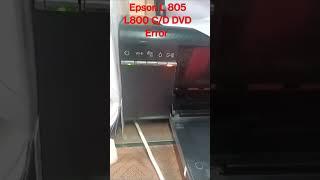 Epson L 805 L800 CD DVD Error ink pad Reset software #reset #service #epson #shortvideo #wifi