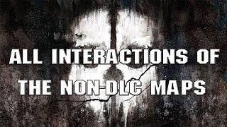 COD Ghosts  All Interactions of the Non-DLC Maps