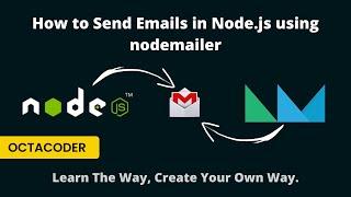 How to send Emails in NodeJS using Nodemailer  Step by step Guide