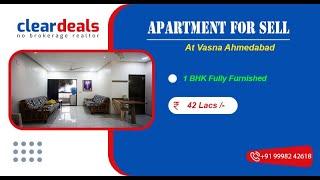 1 BHK Apartment for Sell in Shreeji Bapa Complex Vasna Ahmedabad at No Brokerage – Cleardeals