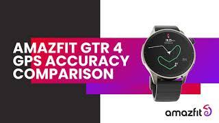 Amazfit GTR 4  GPS Accuracy Comparison