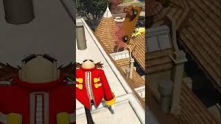 Dr. Eggman vs Sonic Ragdolls GTA 5 #shorts #gtav