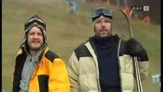 Stermann & Grissemann auf der grünen Skipiste