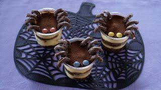 Halloween Kabocha Tiramisu Japanese Pumpkin Squash Dessert Idea かぼちゃティラミス ハロウィン レシピ  OCHIKERON