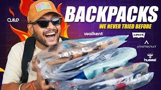 5 New BackpackBags for CollegeOfficeSchool on Amazon  Backpack Haul 2024  ONE CHANCE