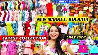 New Market Kolkata Full Guide  New Market Latest Collection 2024  Esplanade  Top Kurti Dress Bag