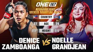 Denice Zamboanga vs. Noelle Grandjean  MMA Full Fight