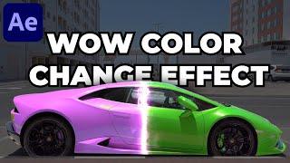 Saber Car Color Change Effect in After Effects - After Effects Tutorial  Free Plugin