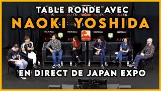  TABLE RONDE AVEC NAOKI YOSHIDA  sur la scène de Japan Expo