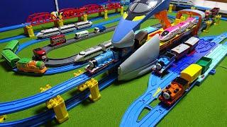 Plarail Shinkansen  Super Large Nozomi Giant Station & Gordon the Tank Engine