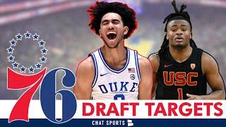 UPDATED Philadelphia 76ers NBA Draft Targets Ft. Jared McCain Isaiah Collier Tristan Da Silva