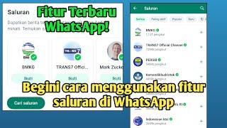 Cara Menggunakan Fitur Saluran di WhatsApp - Fitur Terbaru WhatsApp