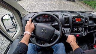 2023 Citroen Jumper 22 BlueHDi 140HP 0-100 POV Test Drive #1707 Joe Black