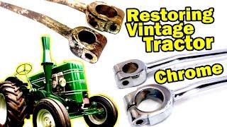 How to Restore the Chrome on a Vintage Field Marshall Tractor - Complete Process