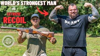 World’s Strongest Man vs World’s Strongest Recoil  ft. Eddie Hall