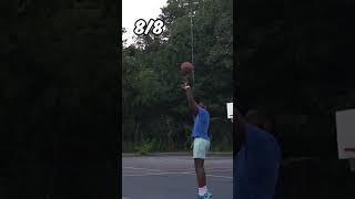 Can A Short Asian Hooper Beat A 7-Foot-Tall Pro Basketball Player In A 3-Point Shootout? #Shorts