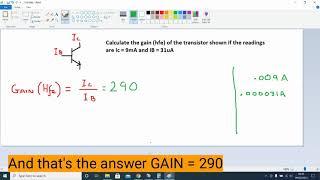 Transistor GAIN and Darlington Pair