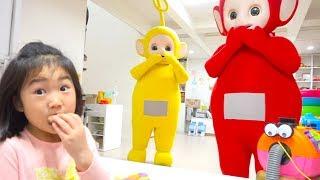 보람이와 텔레토비 장난감 놀이 Boram and Teletubbies