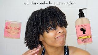 NEW Wash & Go Combo  Kinky Curly Curling Custard & The Camille Rose Curl Maker