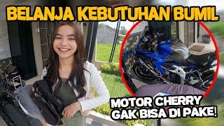 PERTAMA KALI KELUAR KONDISI DEWI LAGI HAMIL MUDA CHERRY SEDIH GAK BISA BONCENG DEWI PAKE MOTOR