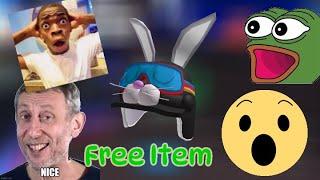 Free Item How to get NASCAR Bunny Helmet Roblox