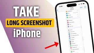 How To Take Long Screenshot in iPhone  Long Screenshot in iPhone  iPhone Me Long Screenshot Kaise