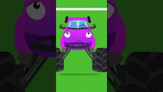 Monster Truck  And Tractor  At The Sport ️ Playground #carsforkids #мультикидлядетей #мультик