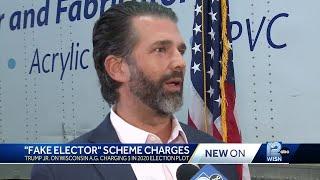 Donald Trump Jr. reacts to fake elector scheme charges