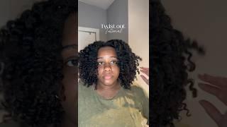 Mini Twist out Tutorial #twistout #hairtutorial #naturalhairstyles #haircare #hairgrowthtips