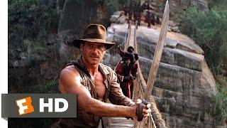 Indiana Jones and the Temple of Doom 910 Movie CLIP - The Rope Bridge 1984 HD