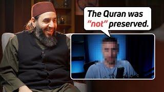 Shaykh casually DEBUNKS denier of Quran Preservation 