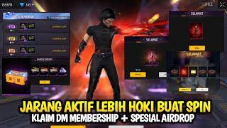 AKUN FF JARANG AKTIF SPIN EVENT TERBARU LEBIH HOKI + KLAIM MEMBERSHIP & SPESIAL AIRDROP