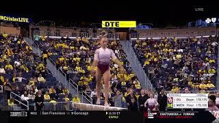 Audrey Davis Beam Oklahoma @ Michigan 2023 9.950