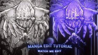 Manga Edit Tutorial  Alight motion +Preset
