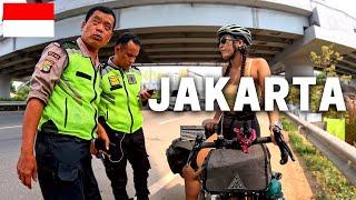 Stopped By The Police In Jakarta  Java Bike Tour Episode 1 