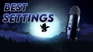 Best settings for the Blue Yeti Microphone  Noise Reduction