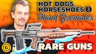 Firearms Expert Reacts To RARE Hot Dogs Horseshoes and Hand Grenades Guns