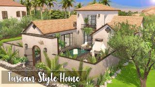Tuscan Style Home  No CC  The Sims 4  Stop Motion