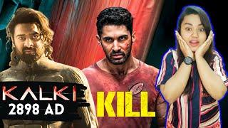 Its A Race ?? KILL Official Trailer Review  KALKI 2898 AD 2nd Hindi Trailer Release Date Reaction