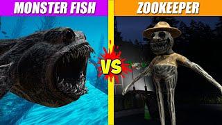 Monster Fish vs Zookeeper  SPORE