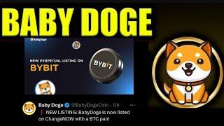 Baby Dogecoin News Today  BabyDoge Coin Price Pump 100x  BYBIT Listing