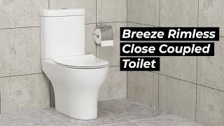 Breeze Rimless Close Coupled Toilets  Toilets in Uk I Royal Bathrooms