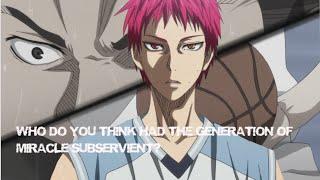 「ＡSＭＶ」Akashi Seijuro - My orders are absolute