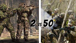 25 killstreak. Airsoft Sniper DUO completely dominates.