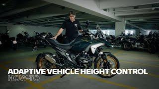 Adaptive Vehicle Height Control – BMW Motorrad How-To